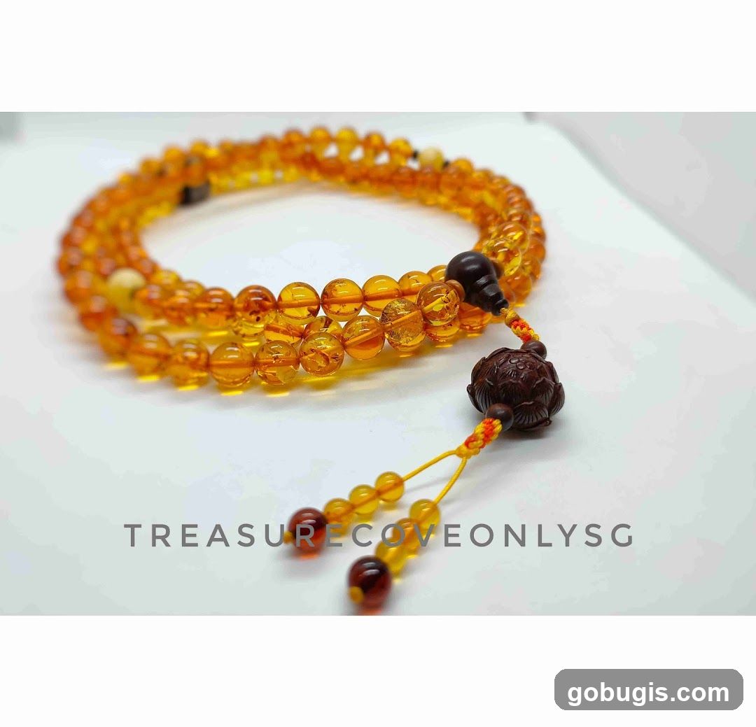 Amber Prayer Beads