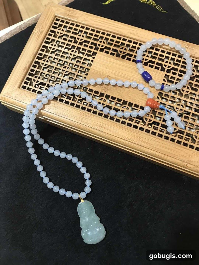 Jade Pendant and Bracelet