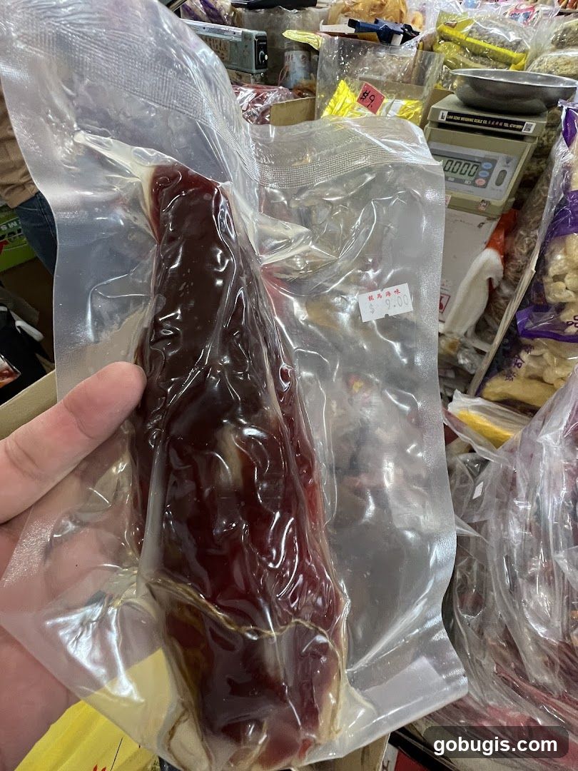 Vacuum-sealed meat product
