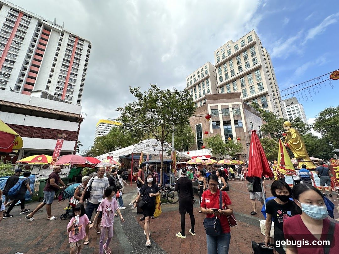 Street Market Scene