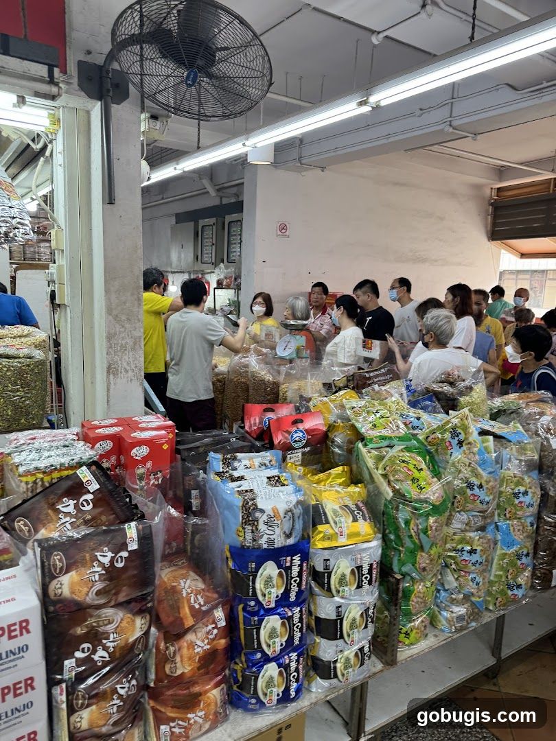 Market Stall with Coffee and Snacks