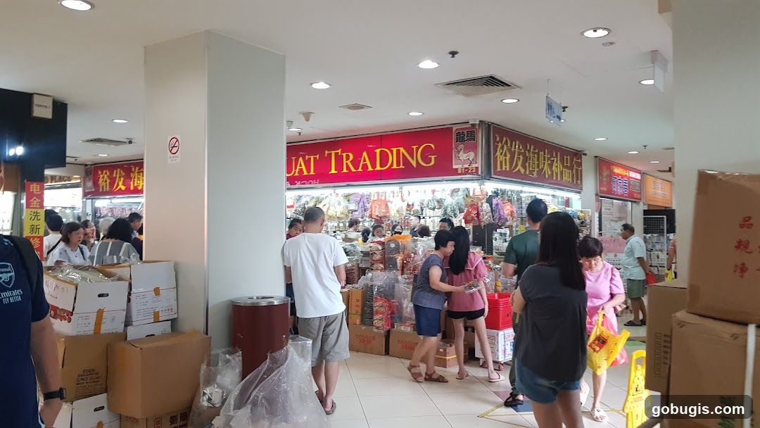 Interior of a trading store
