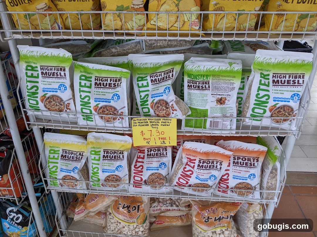 Muesli and Snacks Display