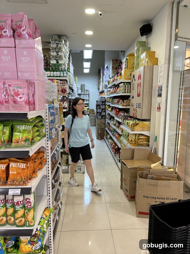 Aisle in a Grocery Store