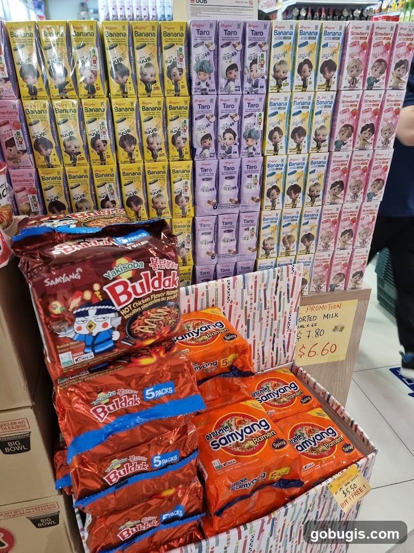 Korean Snacks and Drinks