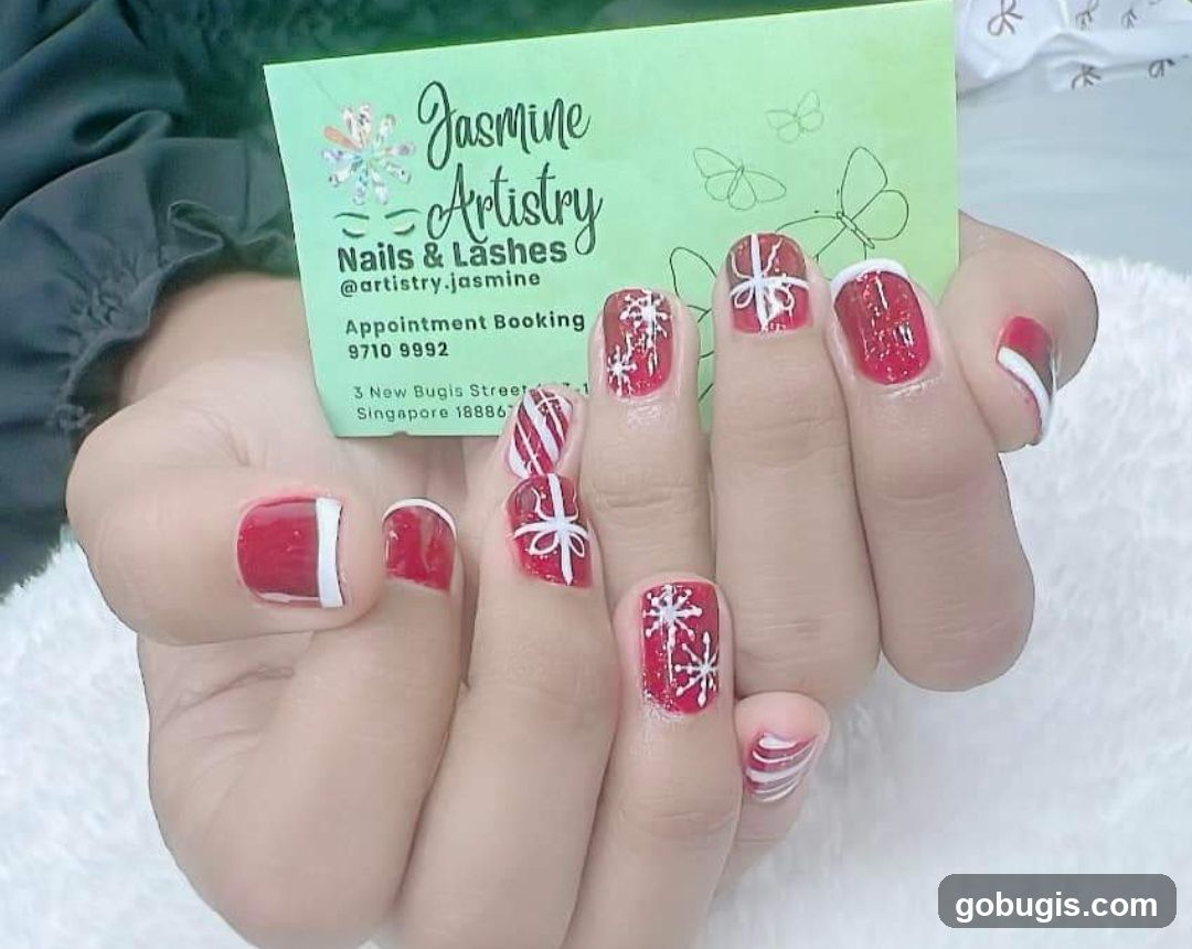 Nails & Lashes Business Card