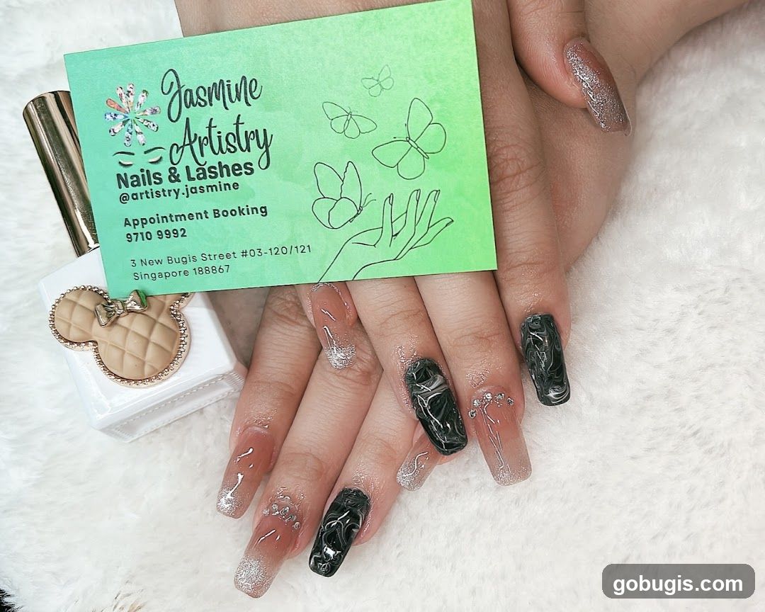 Nails and Lashes Business Card