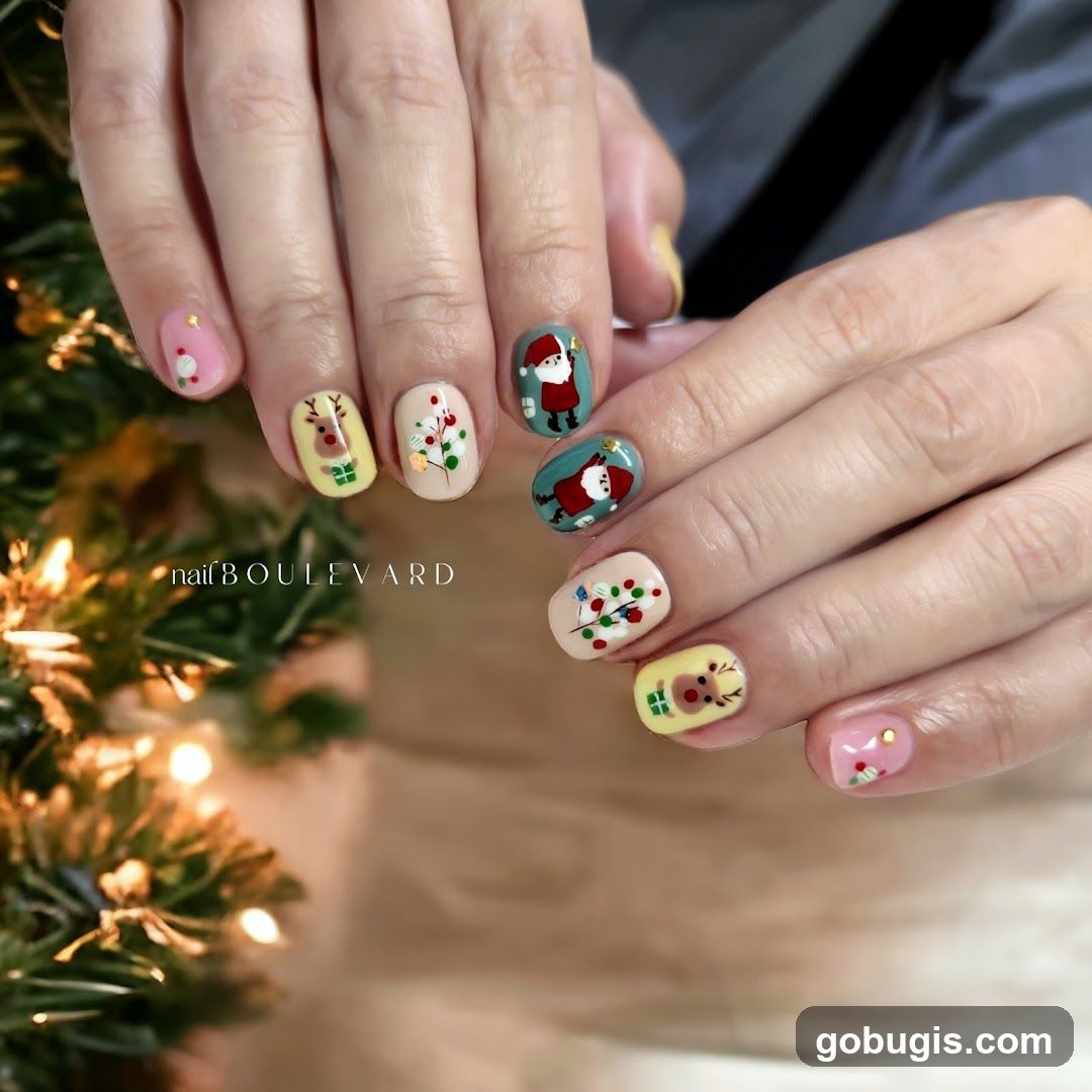 Christmas Themed Nails