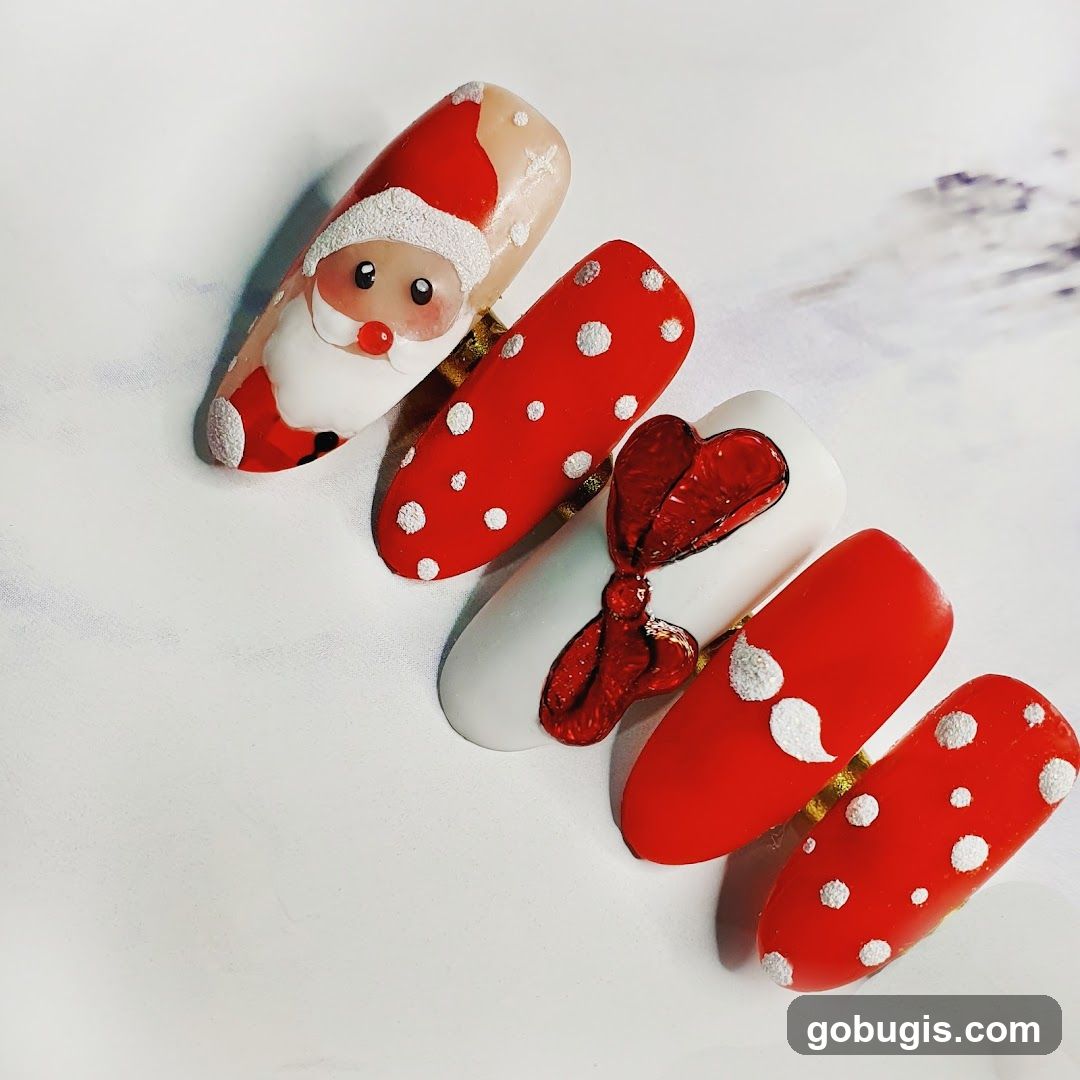 Christmas Themed Nail Art
