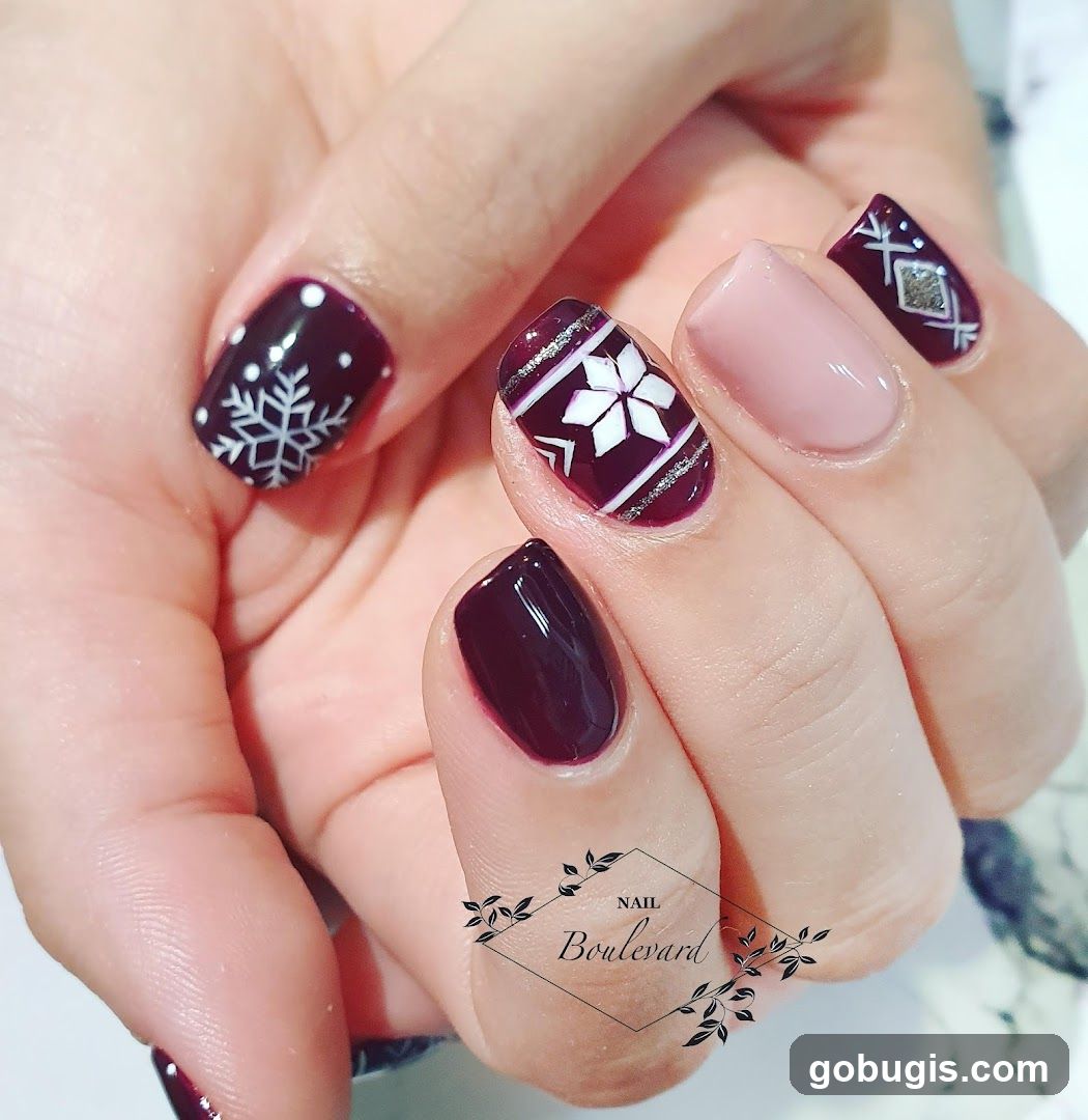 Winter Themed Nails