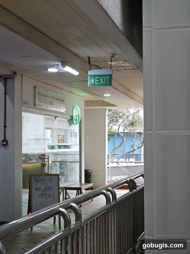 Shop Entrance with Open Sign