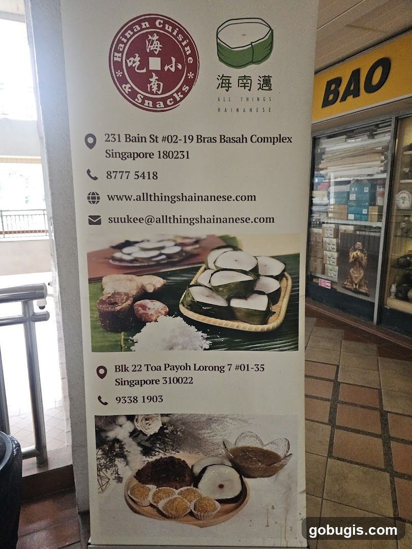 Hainan Cuisine & Snacks Advertisement