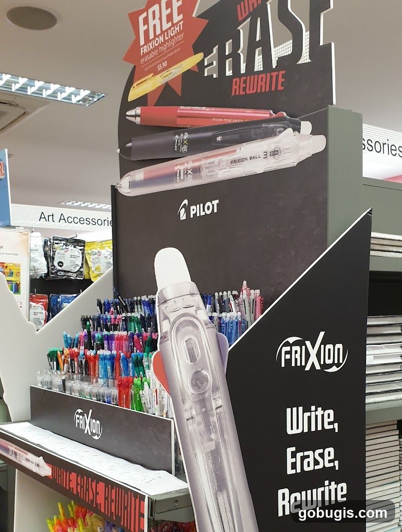 Pilot FriXion Pens Display