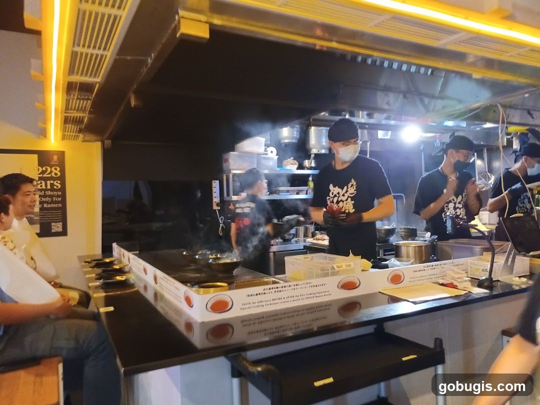 Ramen Restaurant Kitchen