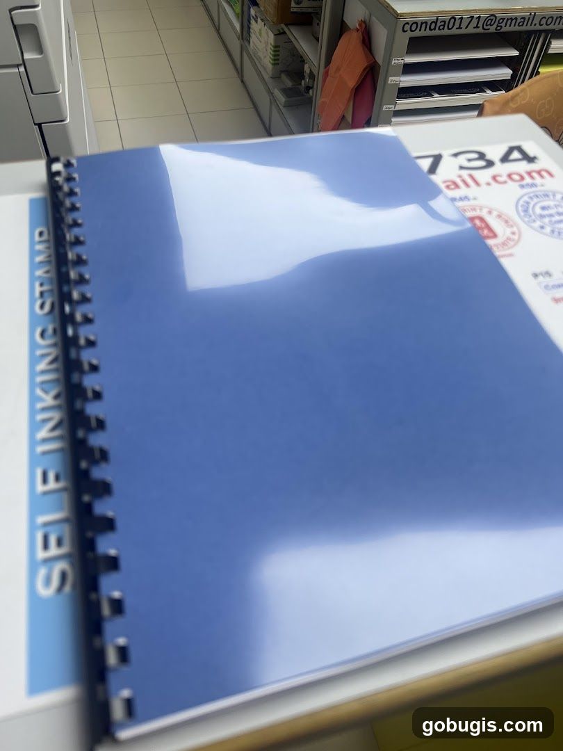 Blue Spiral Notebook