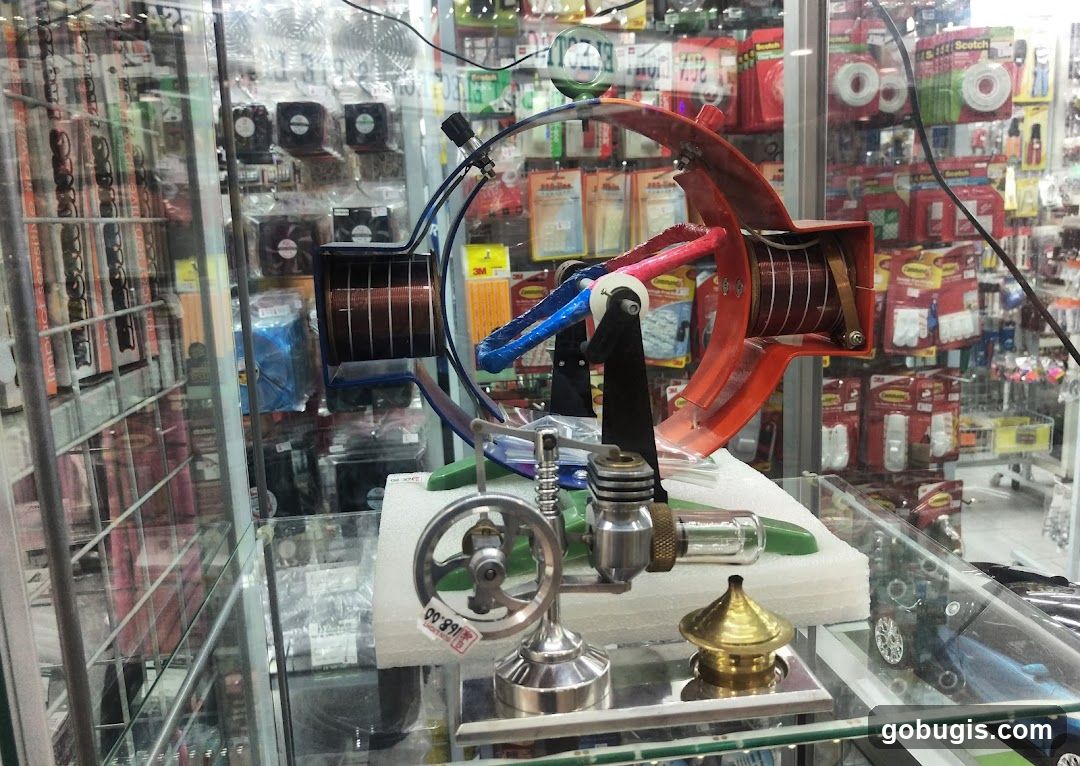 Display of scientific models and hardware