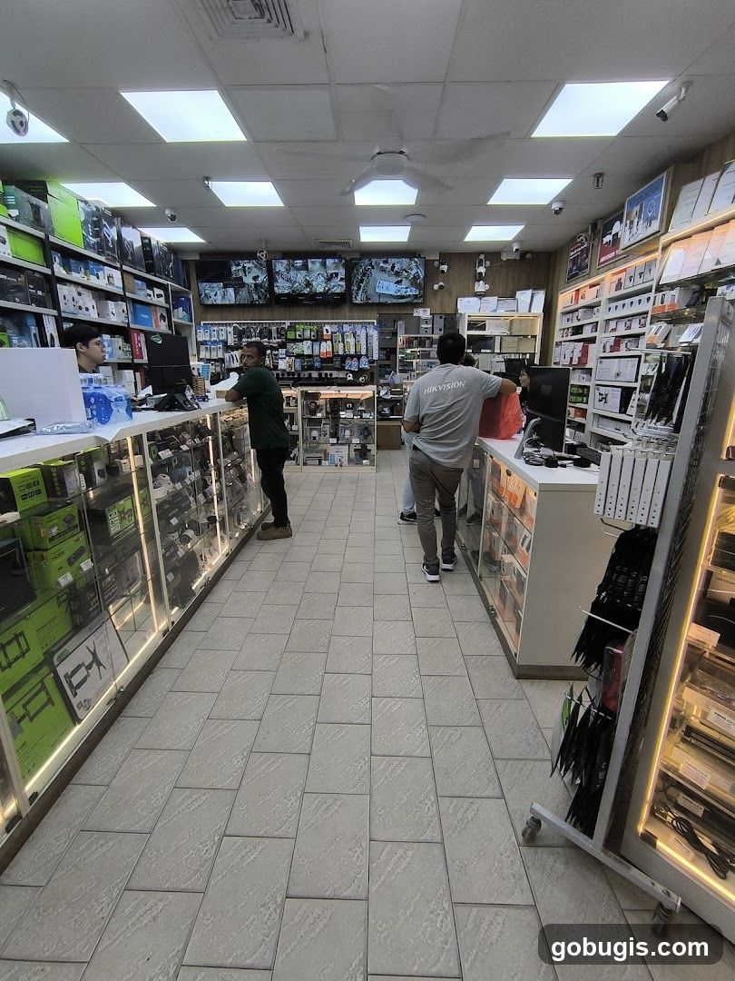 Electronics Store Interior
