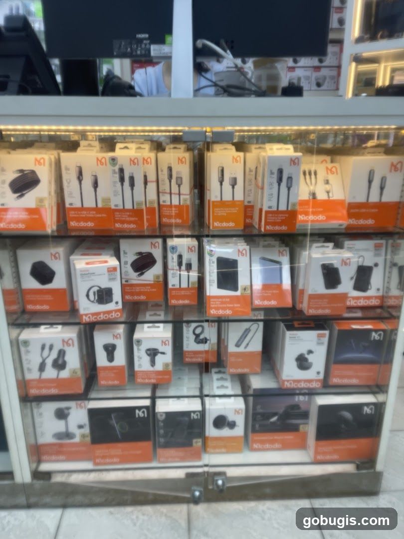 Electronics Accessories Display