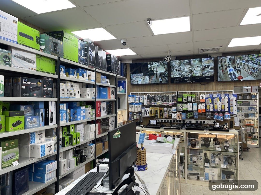 Electronics Store Interior