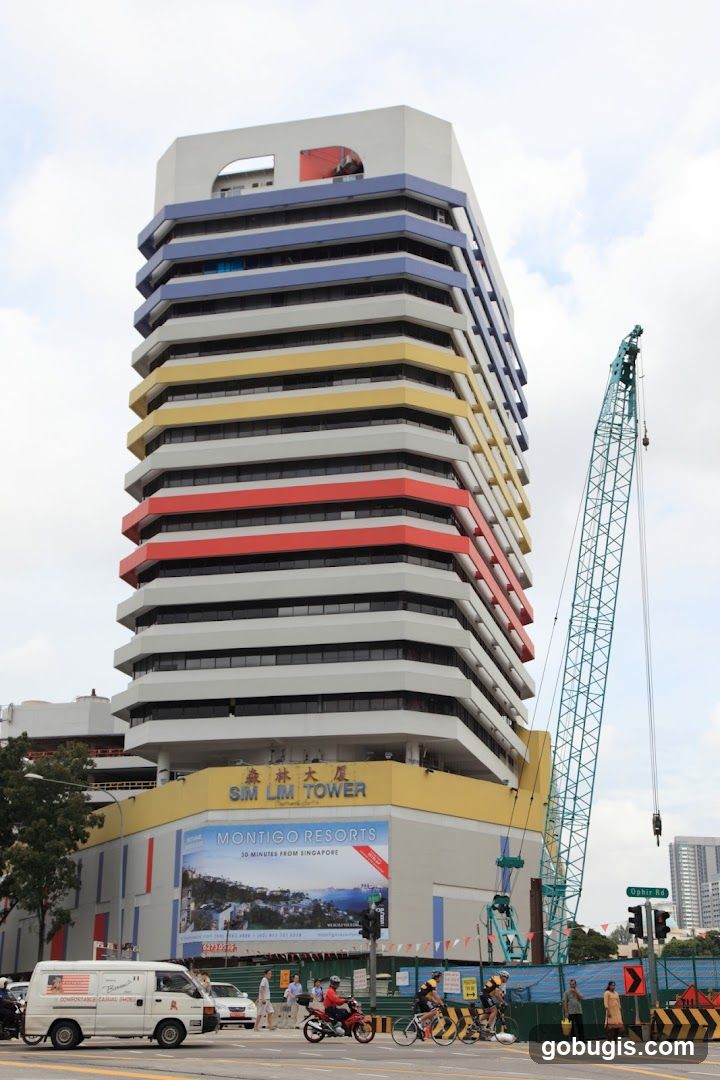Sim Lim Tower with Crane