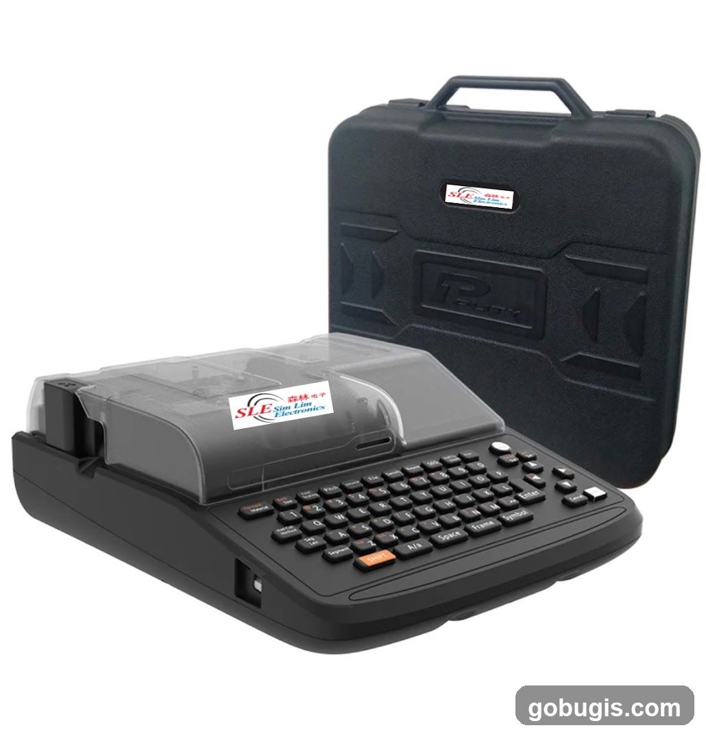 Label Maker and Carrying Case