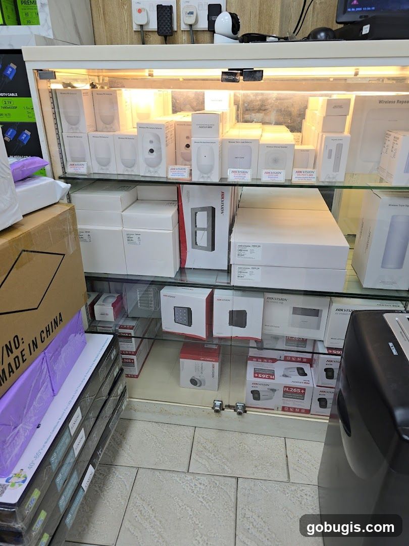 Security Equipment Display