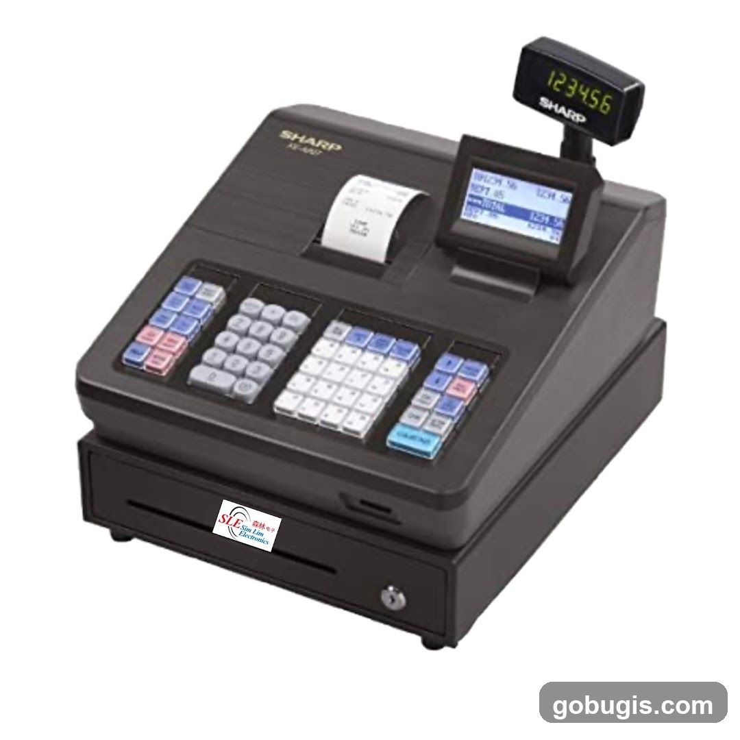 Sharp Cash Register