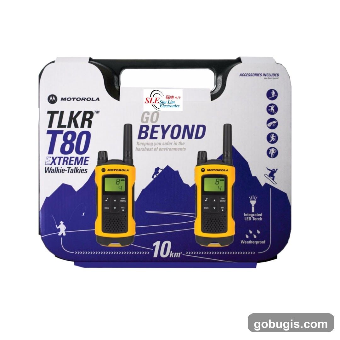 Motorola TLKR T80 Extreme Walkie-Talkies
