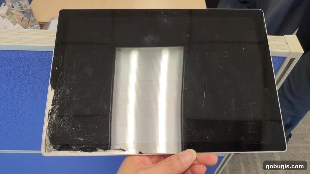 Damaged Tablet