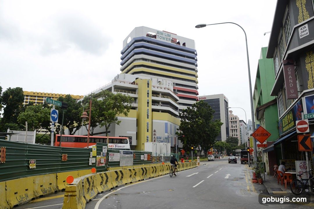Street Scene with Sim Lim Tower