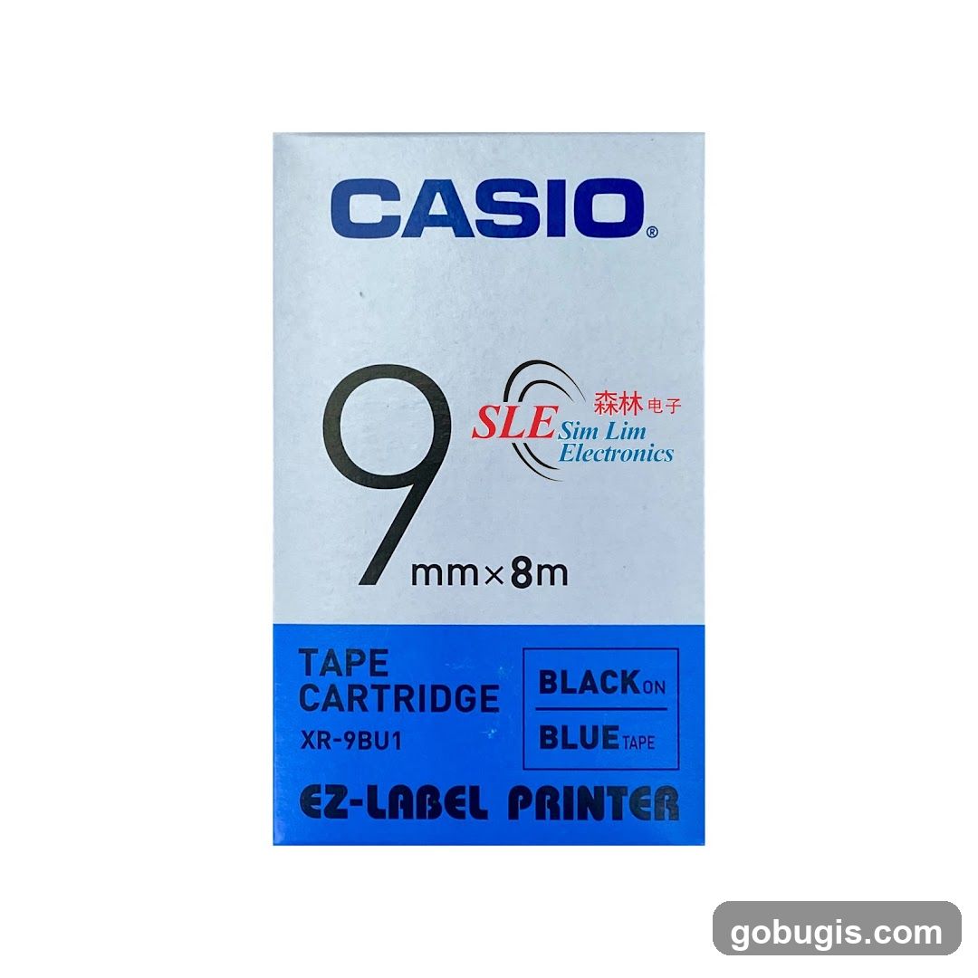 Casio Tape Cartridge Packaging