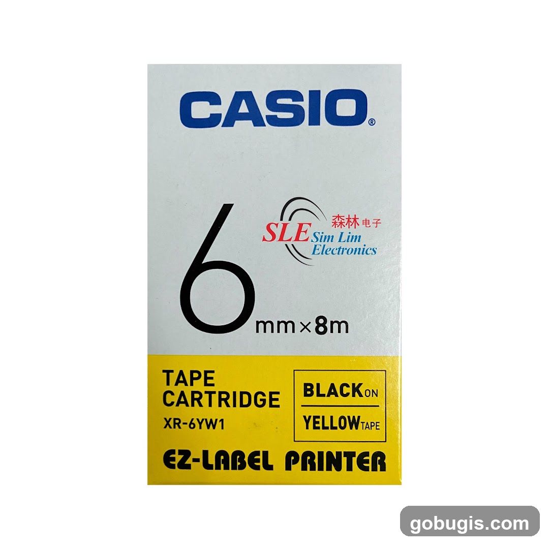 Casio Tape Cartridge Packaging