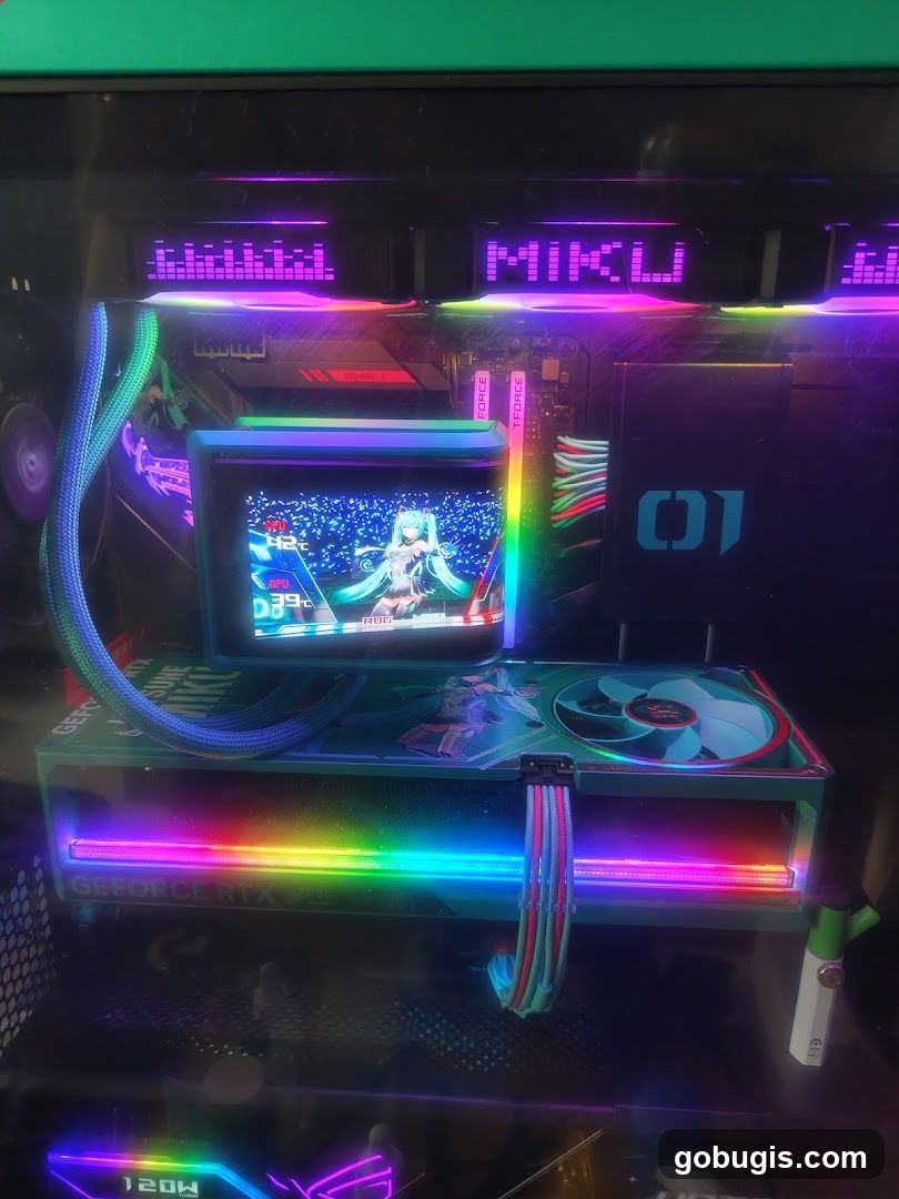 Custom PC Build with RGB Lighting