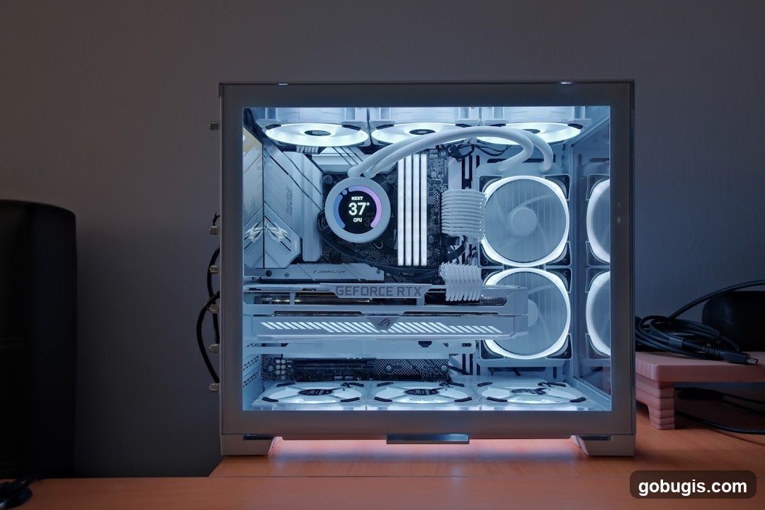 Custom White PC Build
