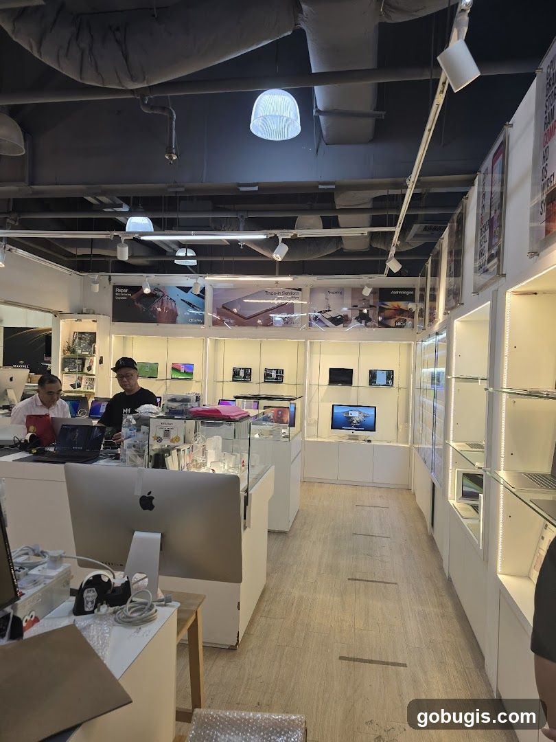 Computer Store Interior