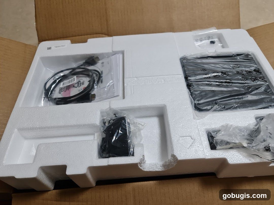 Unboxed Monitor Components