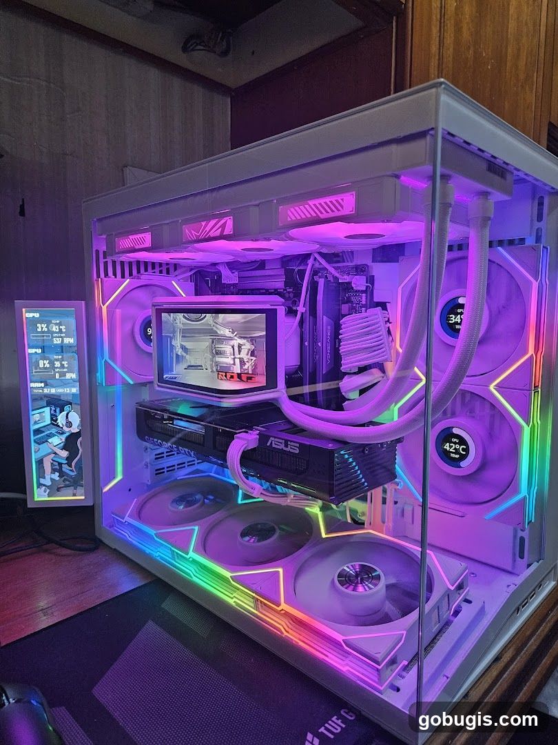 Custom PC Build with RGB Lighting