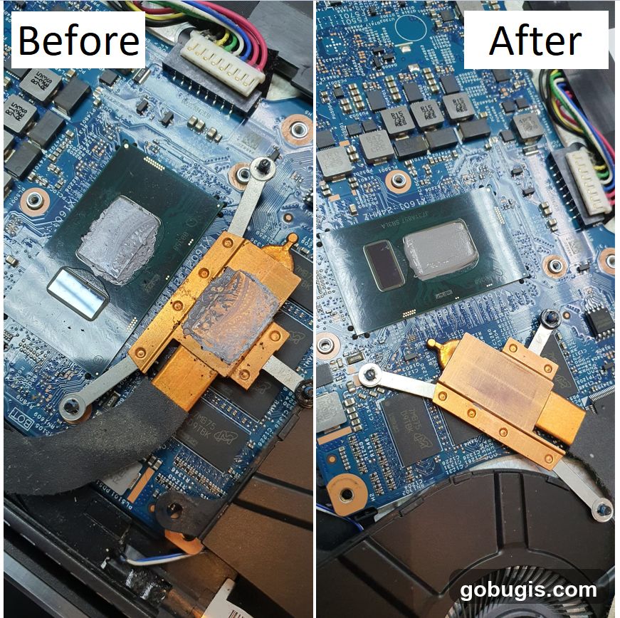 Computer Motherboard Thermal Paste Replacement