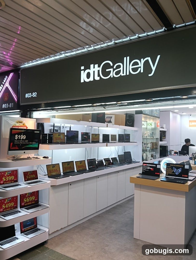 Electronics Store Display