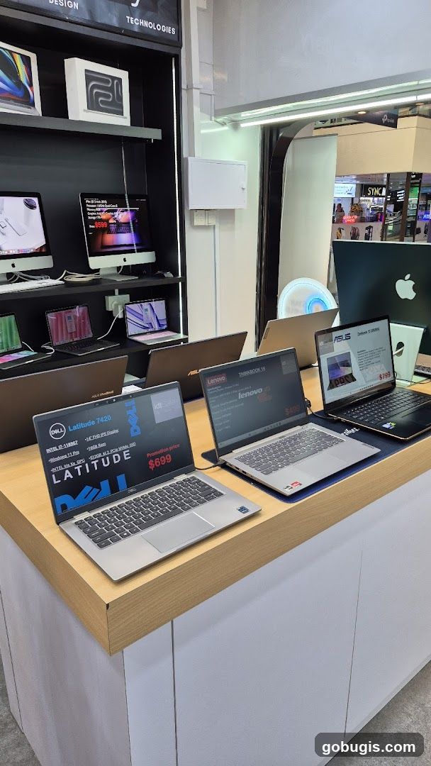 Electronics Store Display