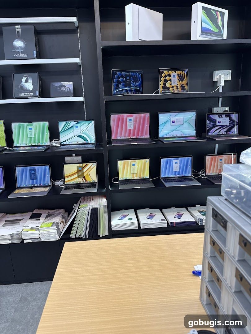 Electronics Store Display