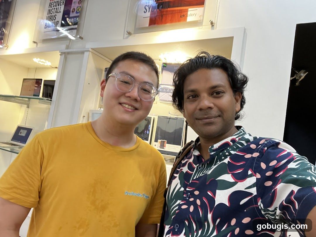 Two Men Posing for a Photo