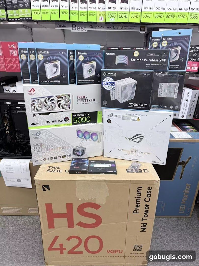 Computer Components Display