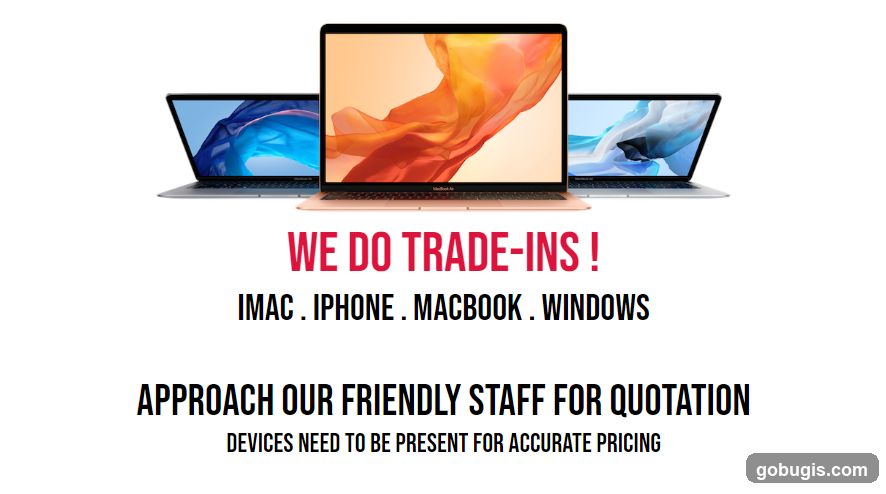 Trade-in advertisement