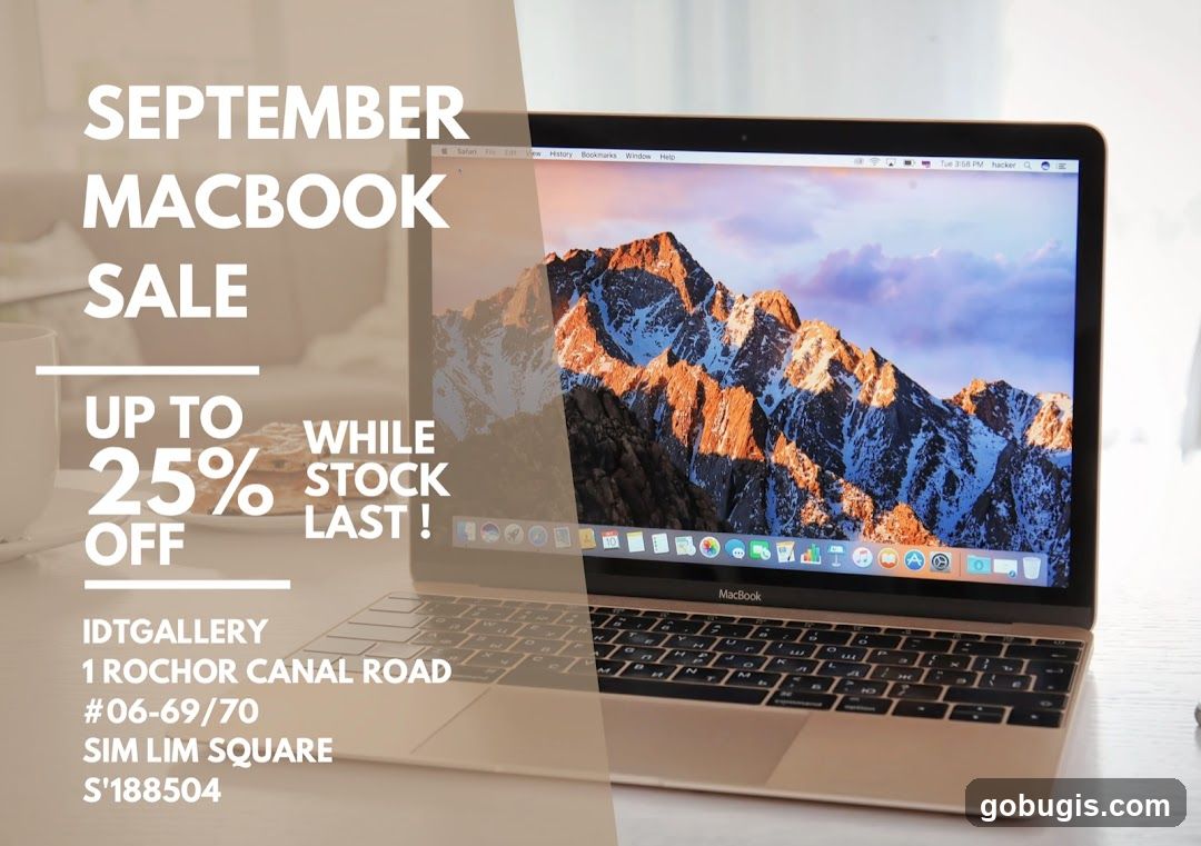 September Macbook Sale