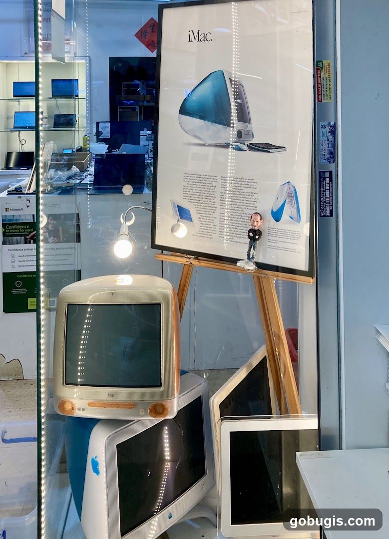 Vintage iMac Display
