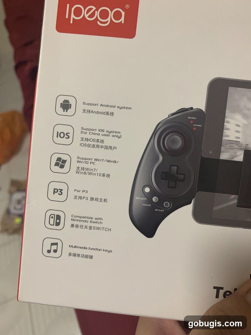 Ipega Game Controller Packaging