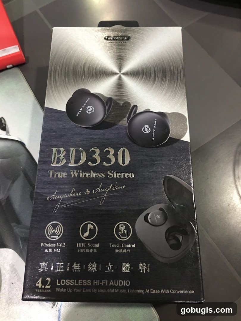 BD330 True Wireless Stereo Earbuds Packaging