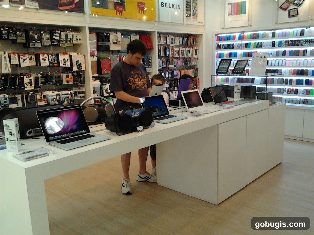 Electronics Store Display