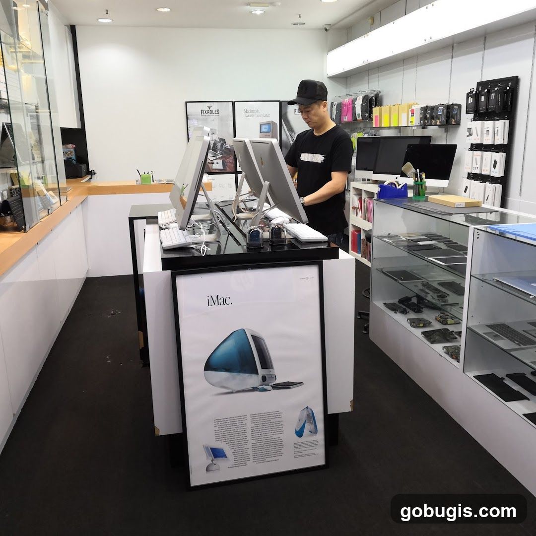 Electronics Store Display